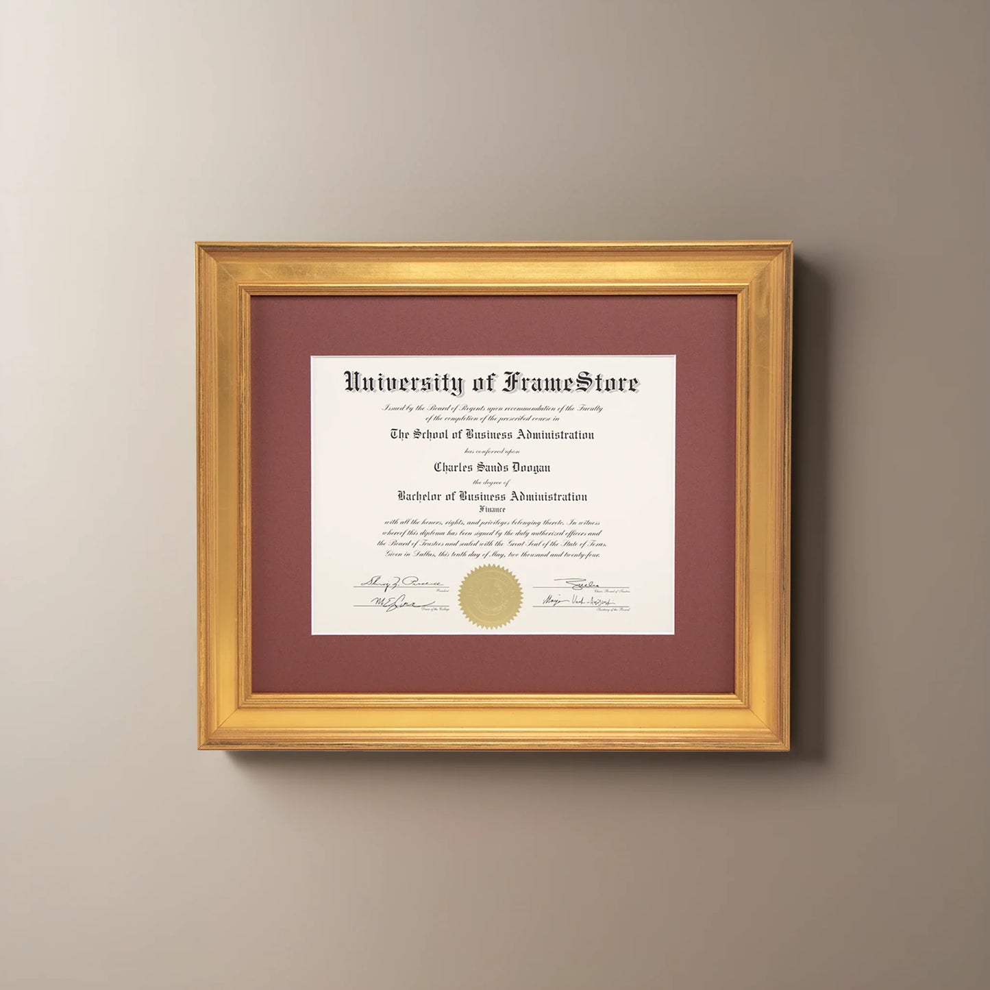 BUNDLE TEST: Diploma Frame - 22 x 15.75