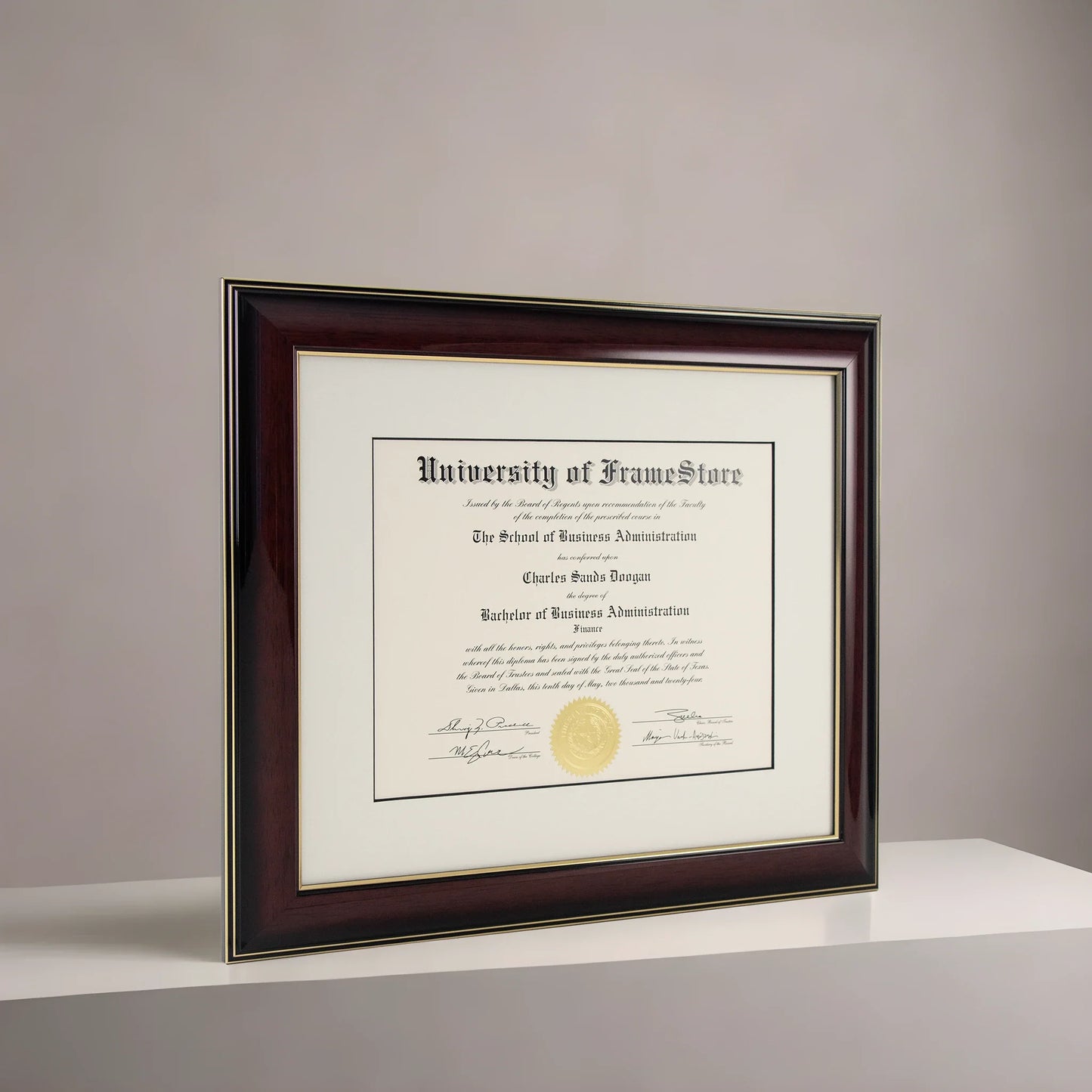 BUNDLE TEST: Diploma Frame - 22 x 15.75