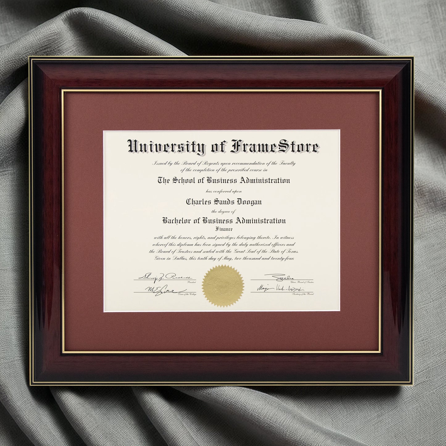 BUNDLE TEST: Diploma Frame - 22 x 15.75