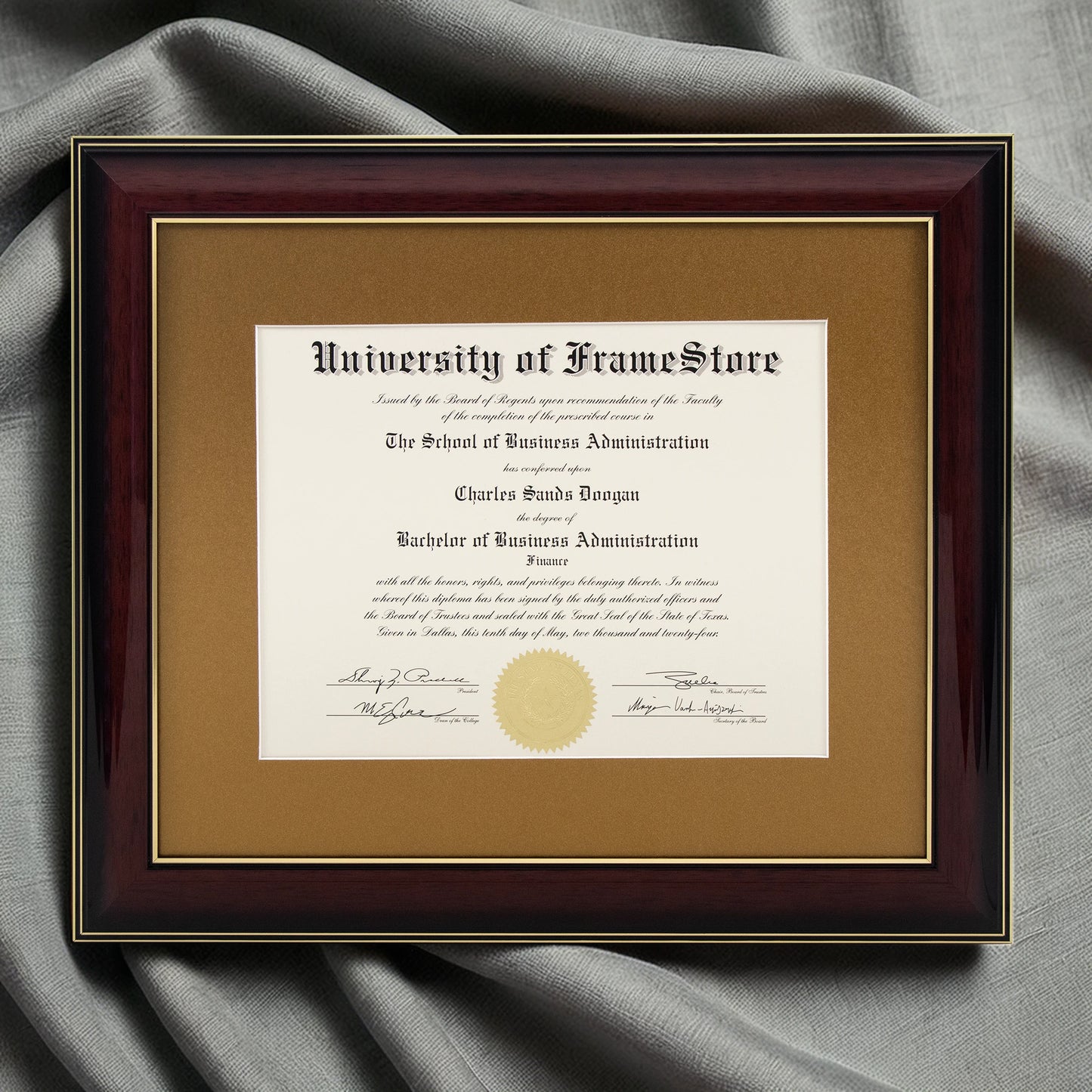BUNDLE TEST: Diploma Frame - 22 x 15.75