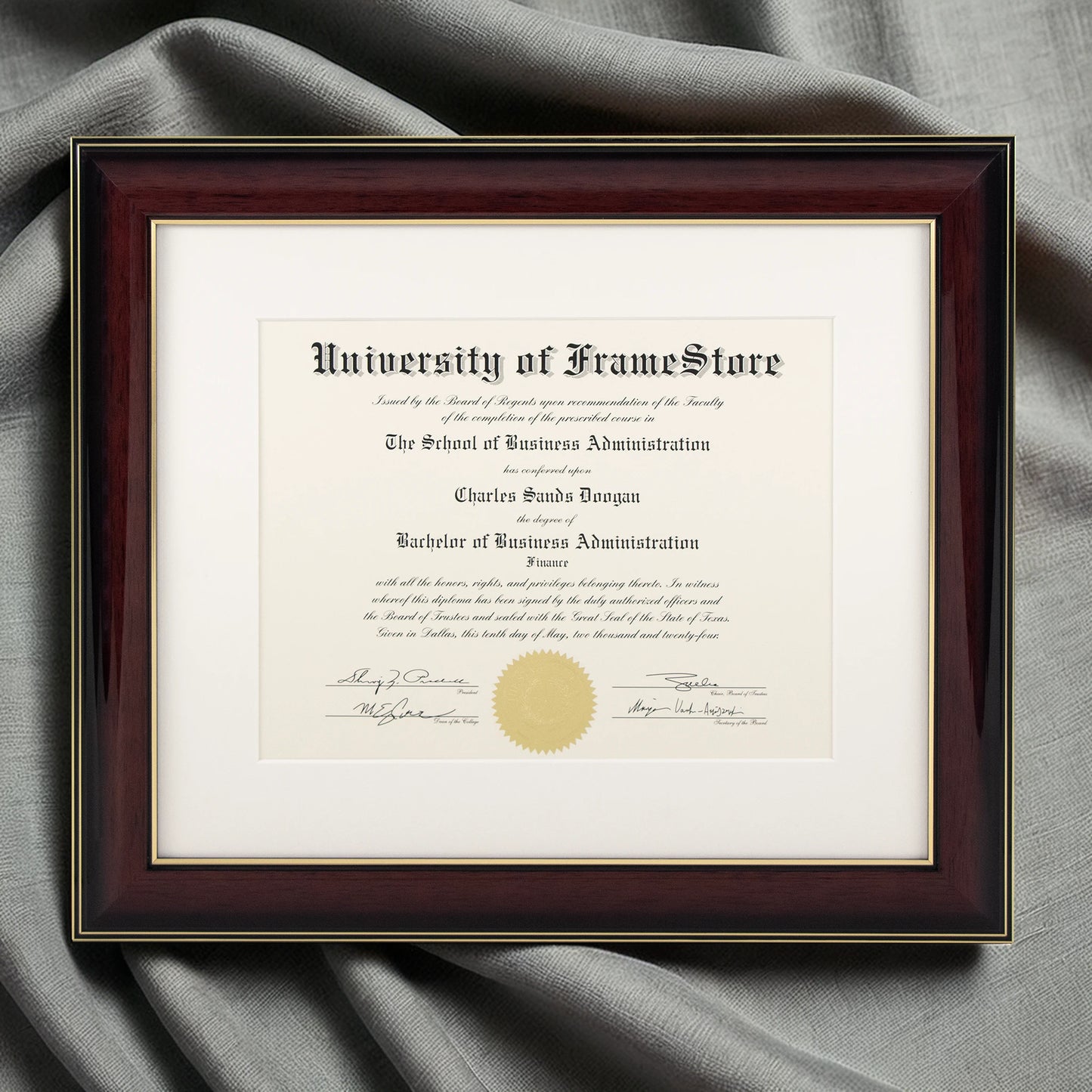 BUNDLE TEST: Diploma Frame - 22 x 15.75