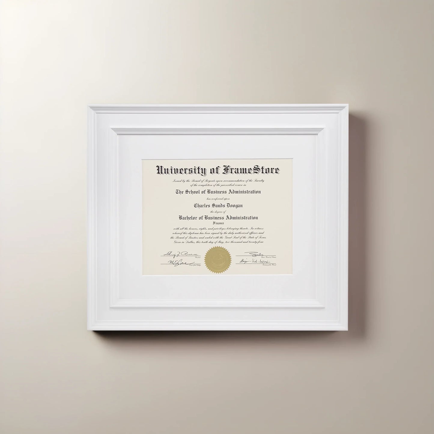 BUNDLE TEST: Diploma Frame - 22 x 15.75
