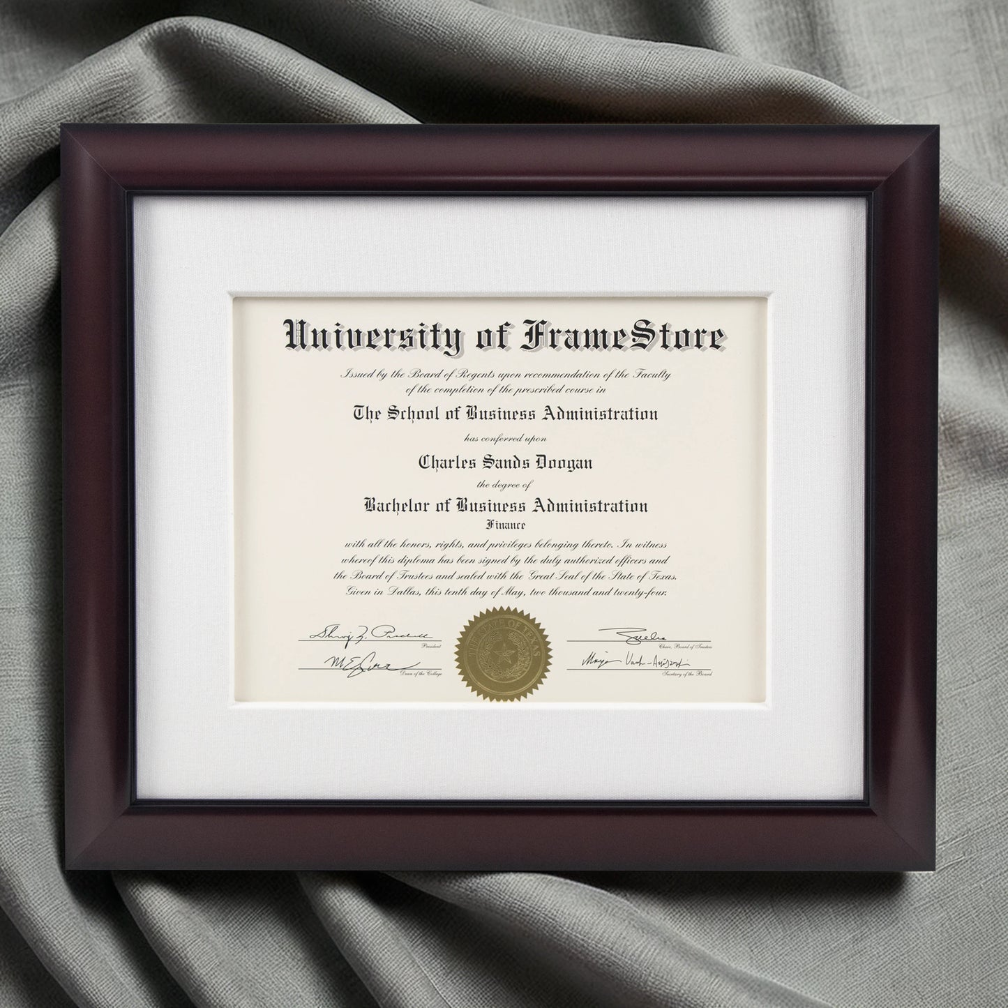 BUNDLE TEST: Diploma Frame - 22 x 15.75