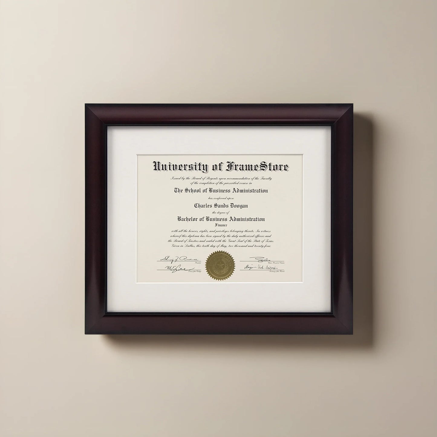 BUNDLE TEST: Diploma Frame - 22 x 15.75