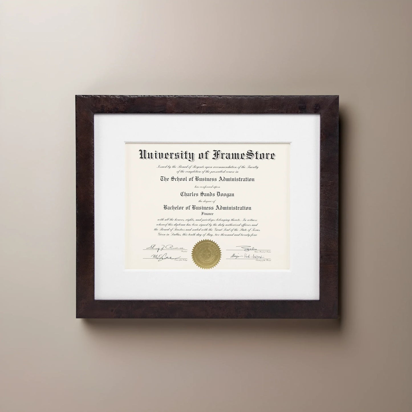 BUNDLE TEST: Diploma Frame - 22 x 15.75