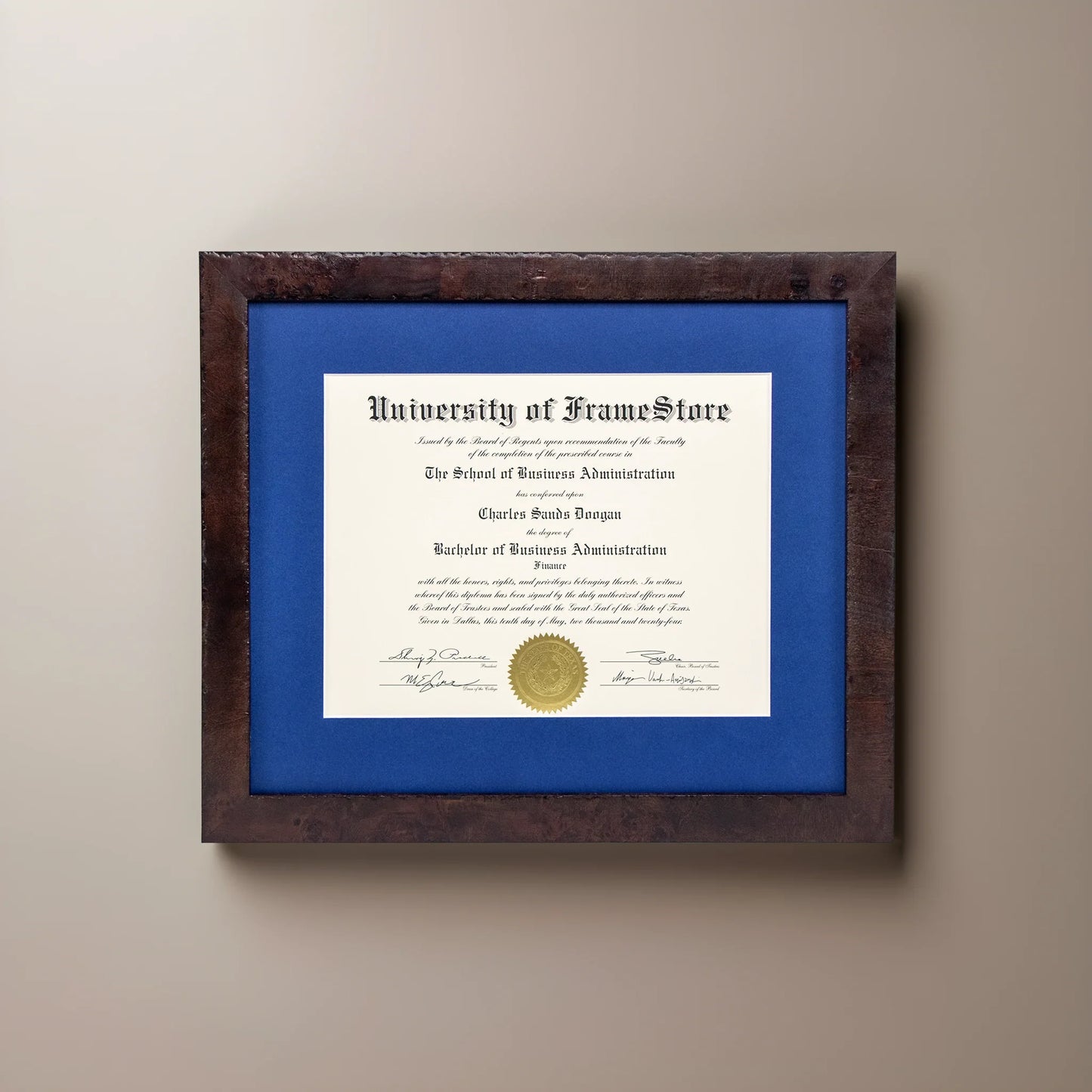 BUNDLE TEST: Diploma Frame - 22 x 15.75