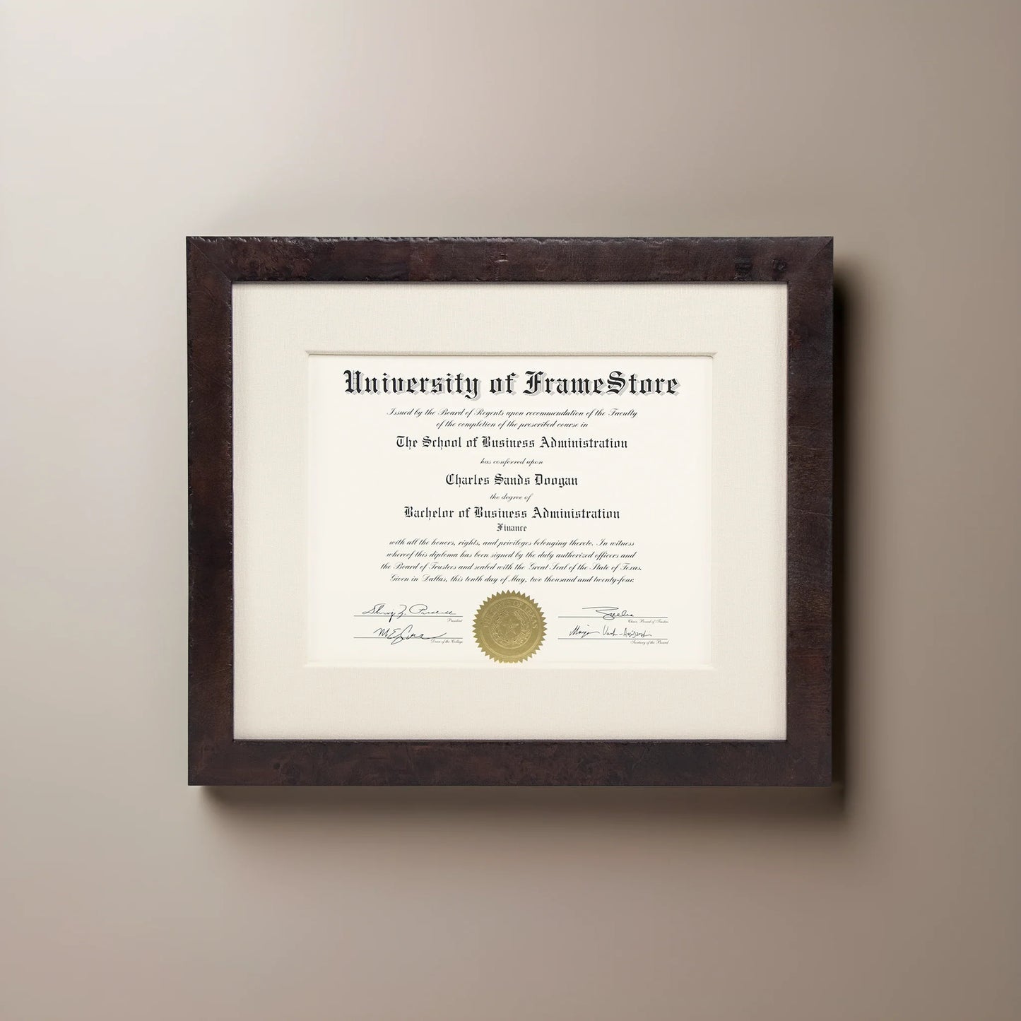 BUNDLE TEST: Diploma Frame - 22 x 15.75