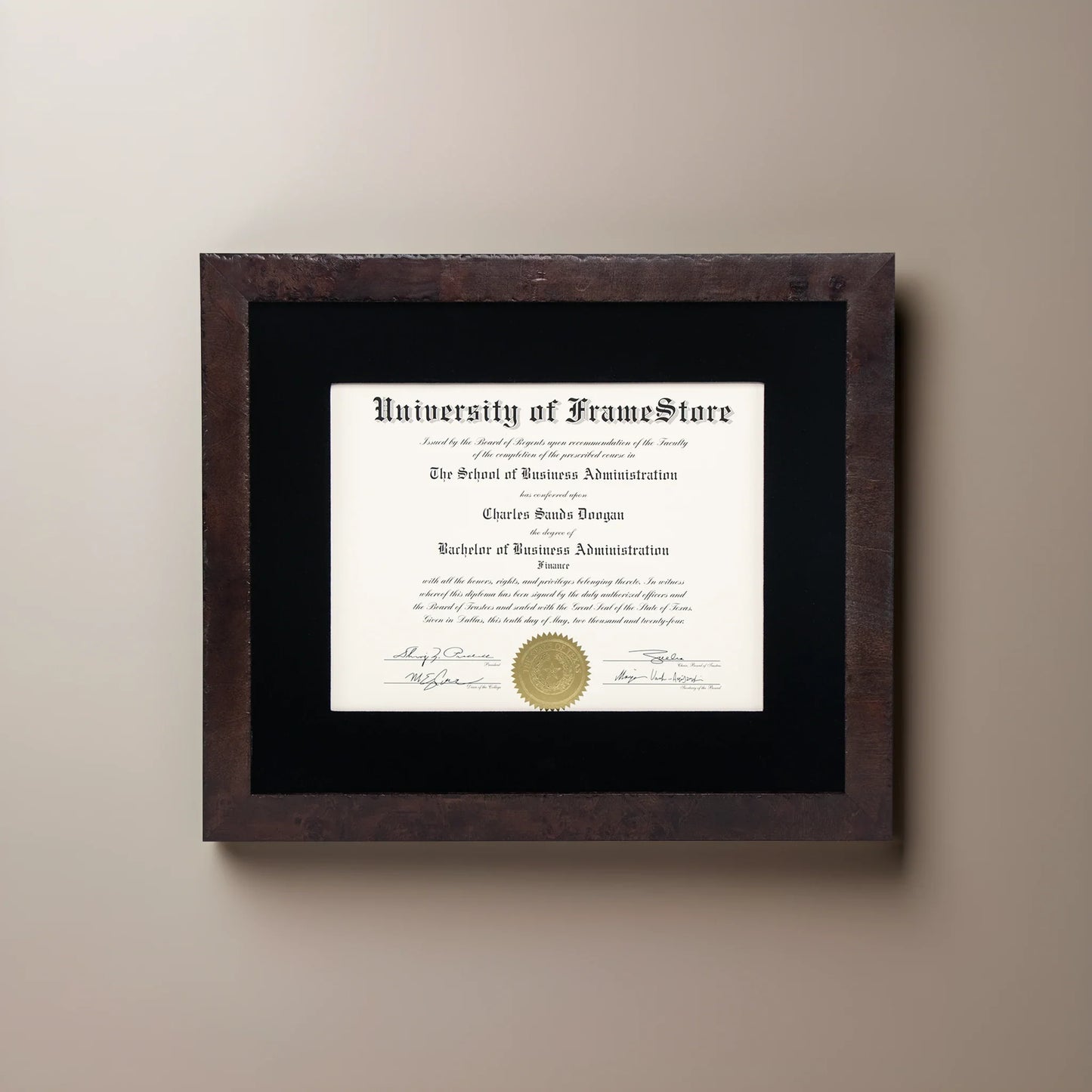 BUNDLE TEST: Diploma Frame - 22 x 15.75