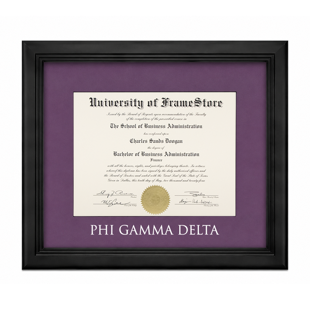 Diploma Frame | Phi Gamma Delta